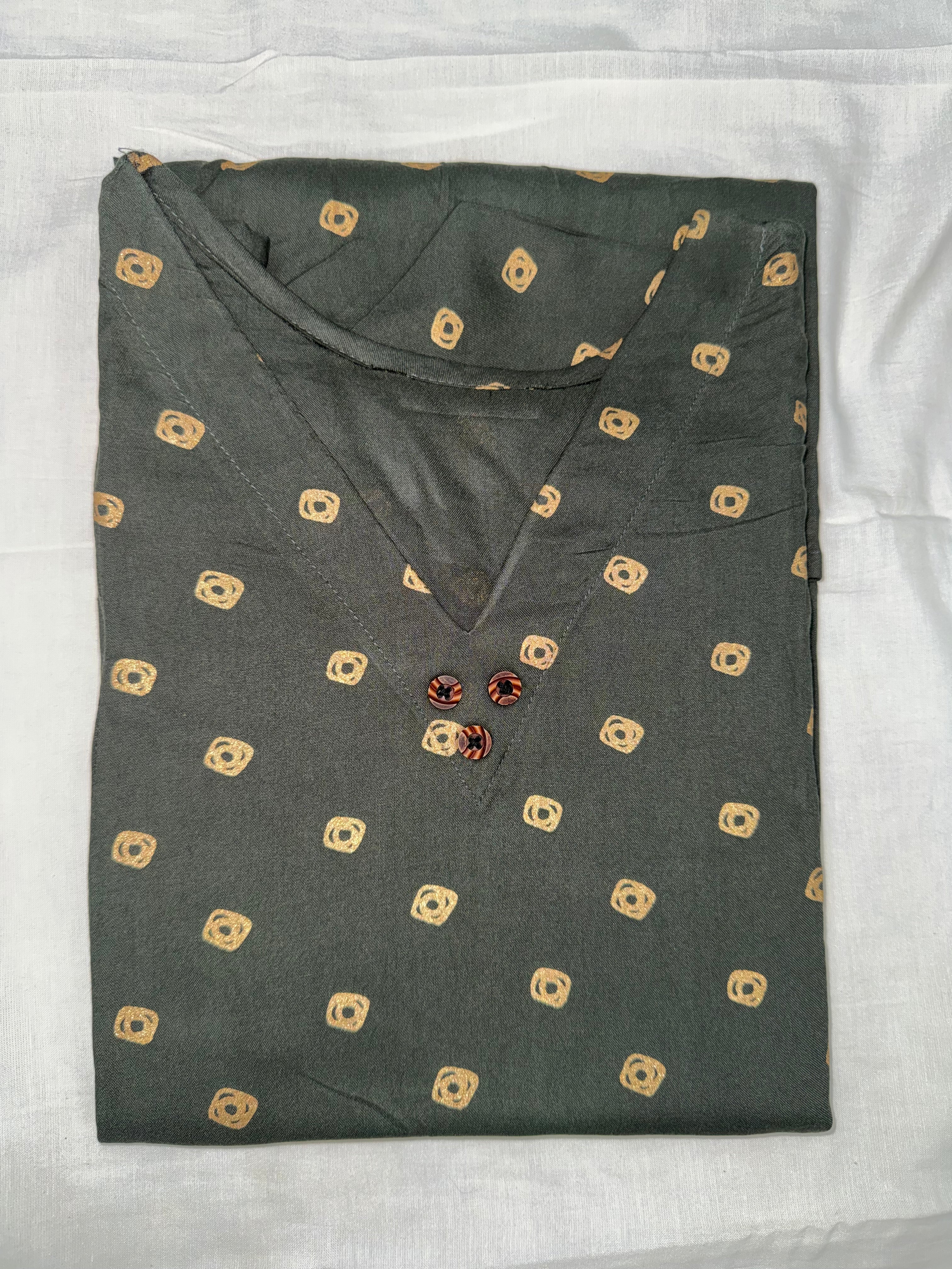 Moonstone Motif Short Kurti #RSK3011