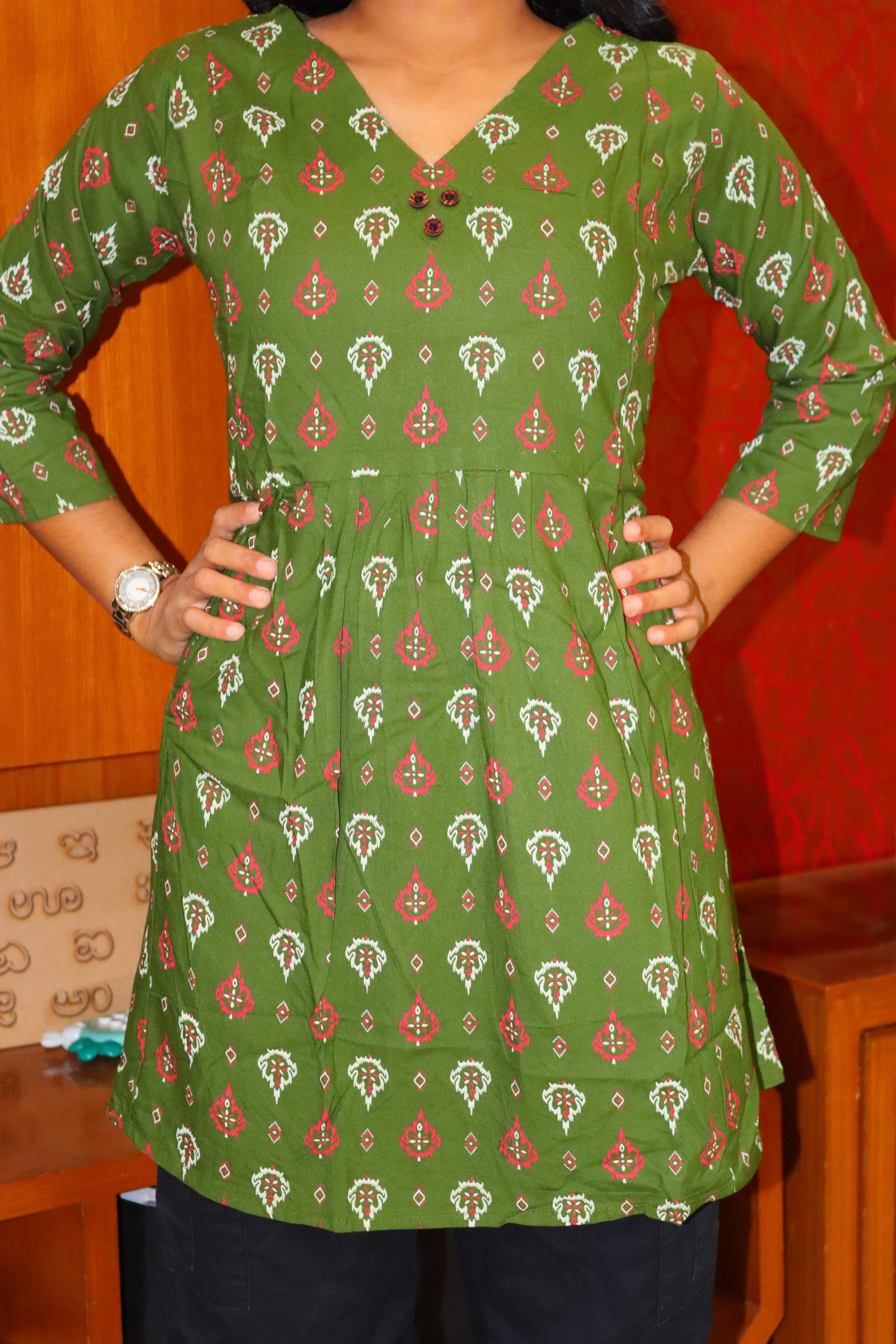 Leaflet Raaga Short Kurti #RSK3004