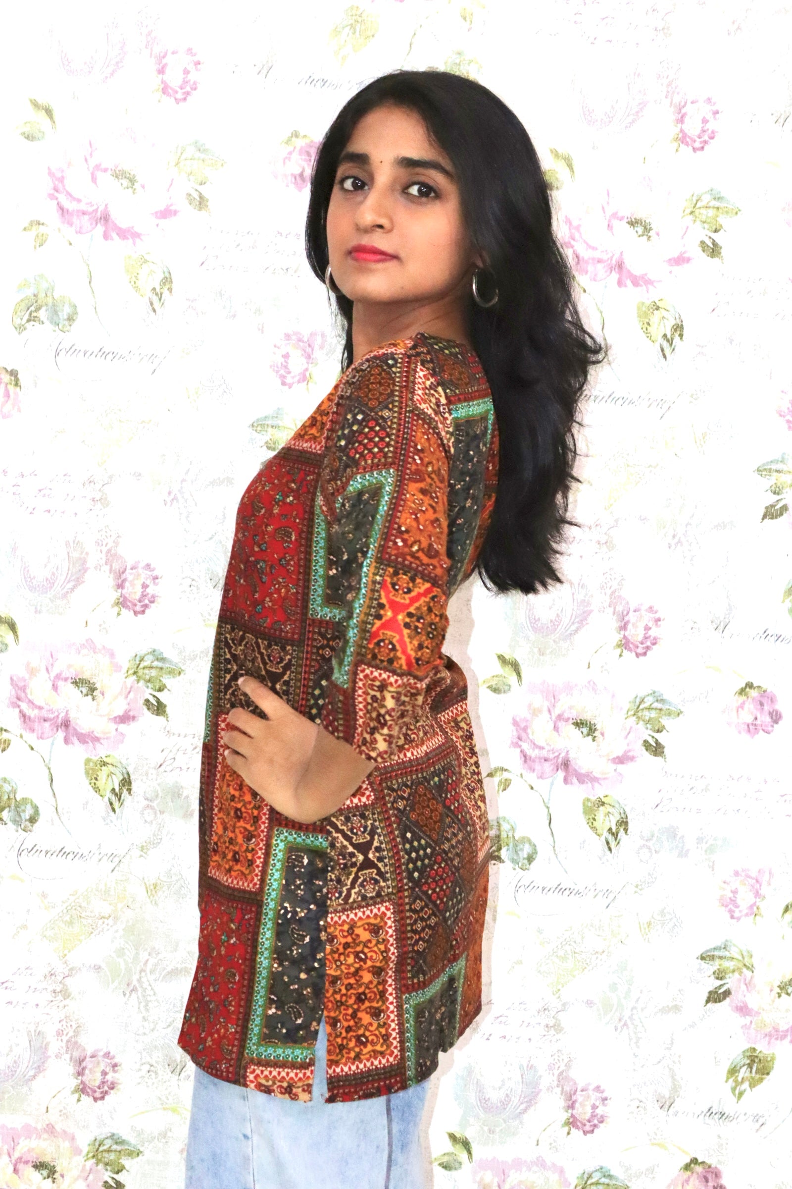 Rustic Jewel Short Kurti #RSK3008