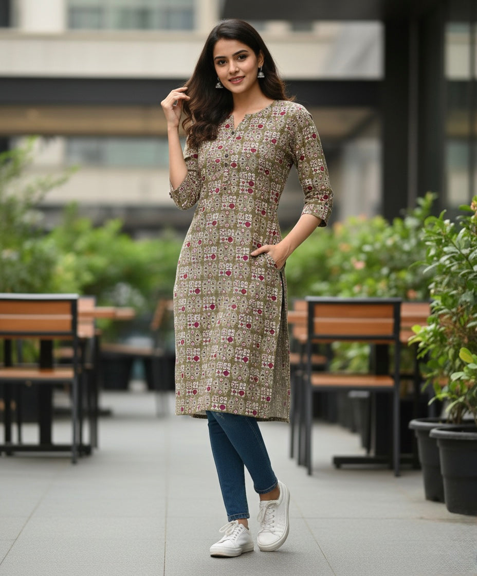 Boho-Chic Kurti #RLK2005