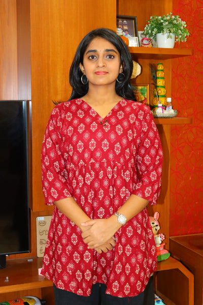 Sindoori Grace Short Kurti #RSK3003