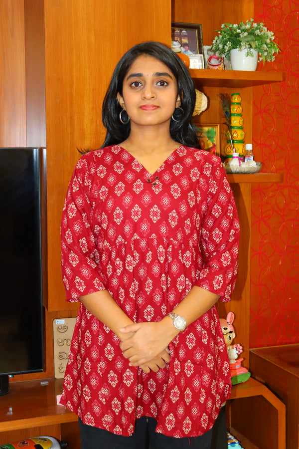 Sindoori Grace Short Kurti #RSK3003