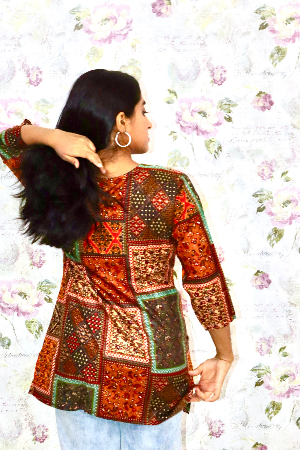 Rustic Jewel Short Kurti #RSK3008