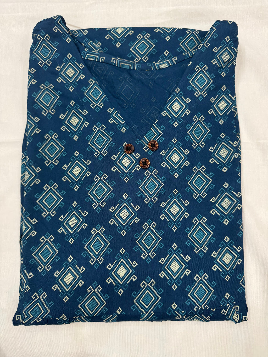 Aqua Geo Short Kurti #RSK3012