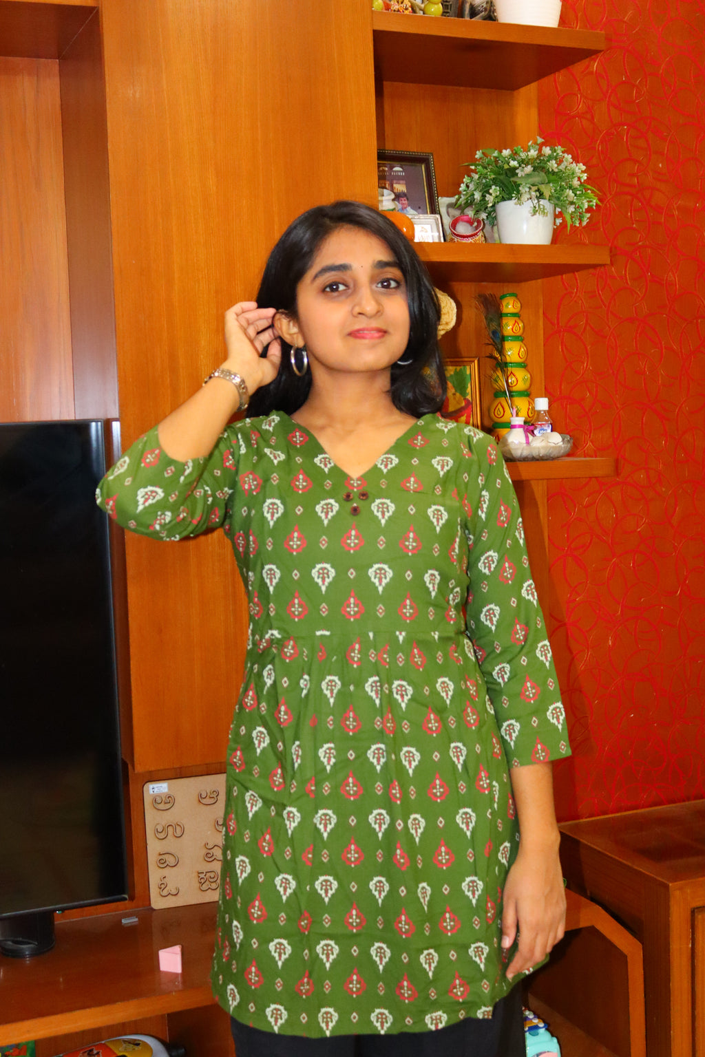 Leaflet Raaga Short Kurti #RSK3004