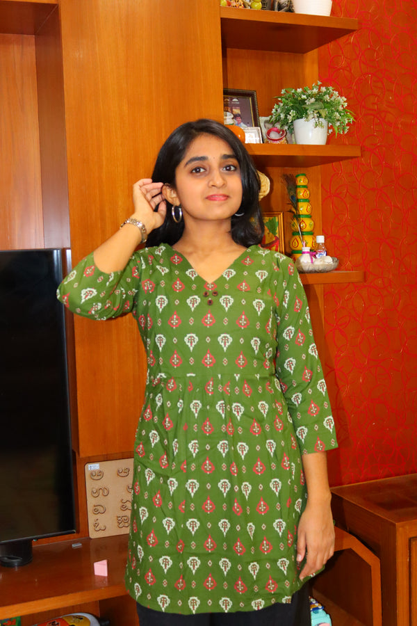 Leaflet Raaga Short Kurti #RSK3004