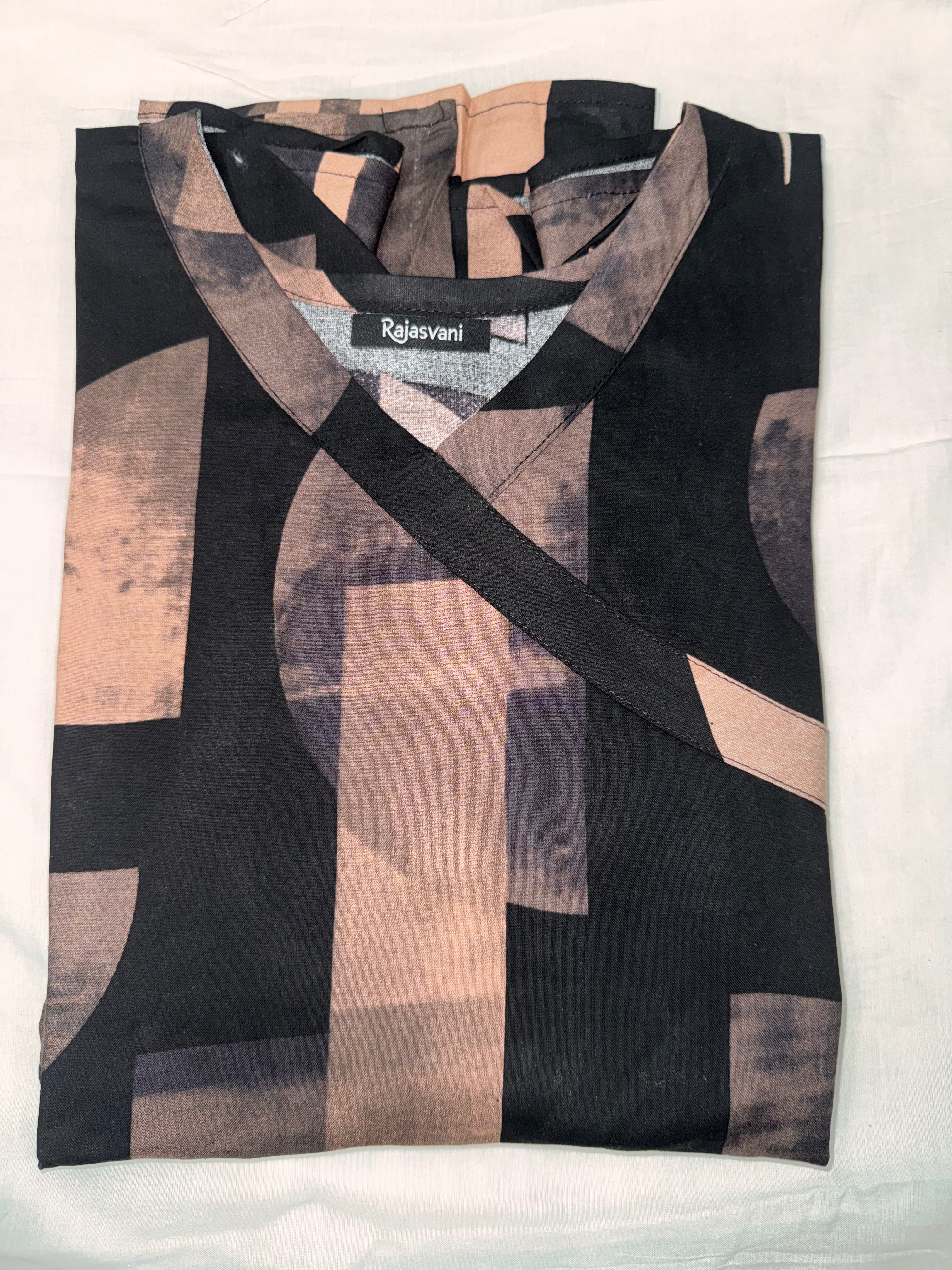 Noir Canvas Short Kurti #RSK3005