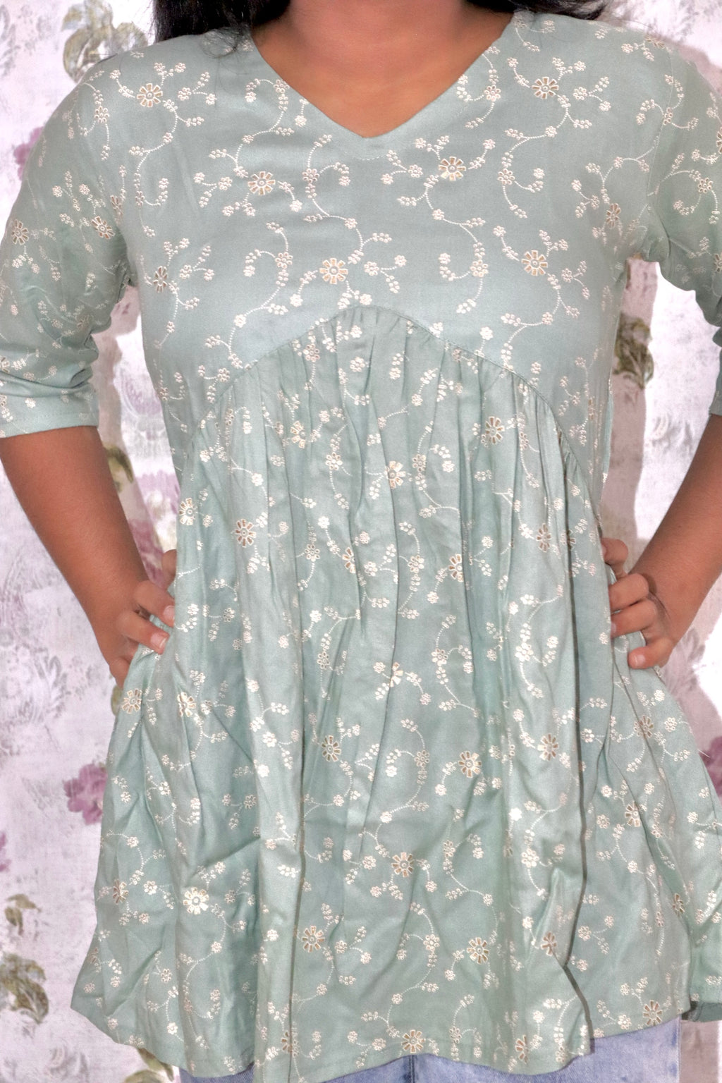Pastel Serenity Short Kurti #RSK3006