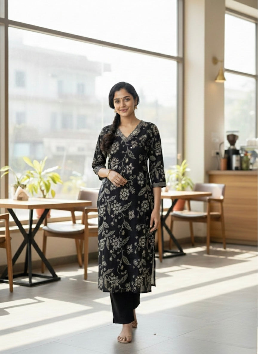 Shadow Floral Co-ord Set #RCO2003