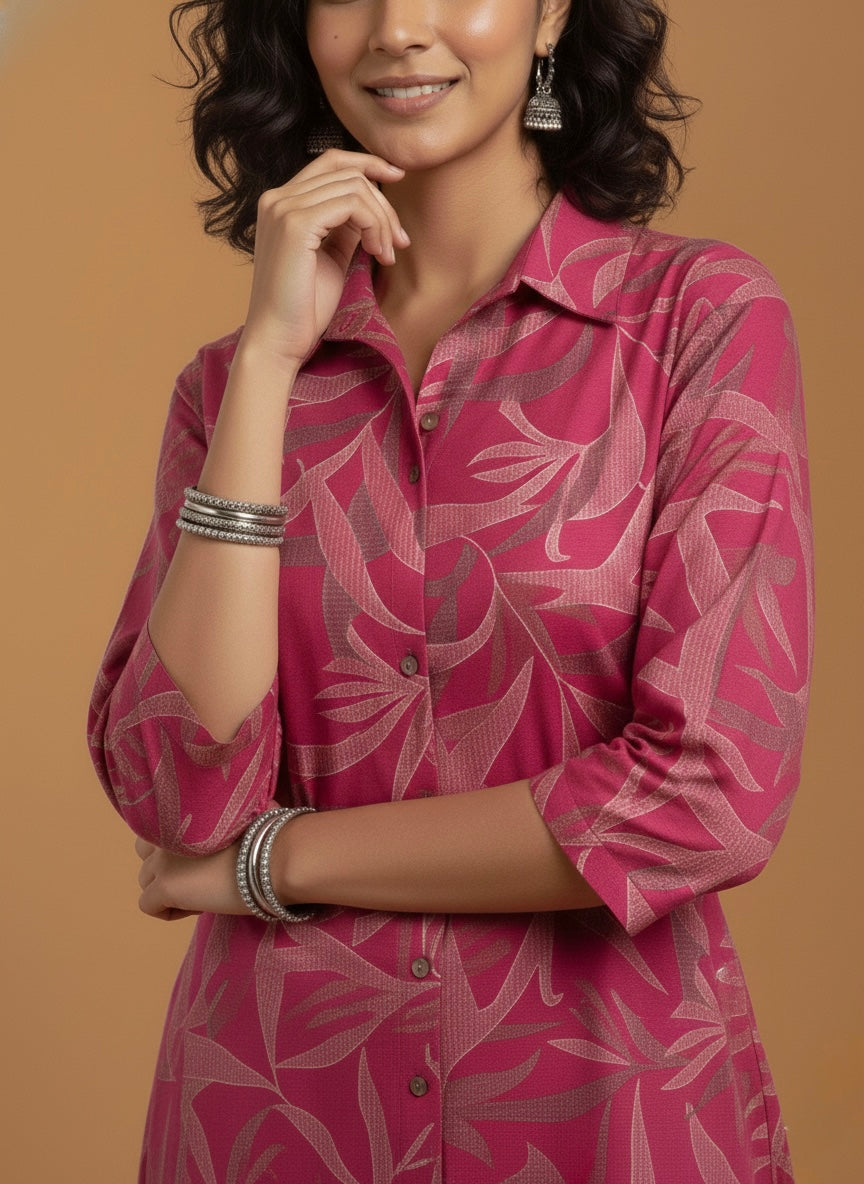 Autumn Rose Foliage Co-ord Set #RCO2001