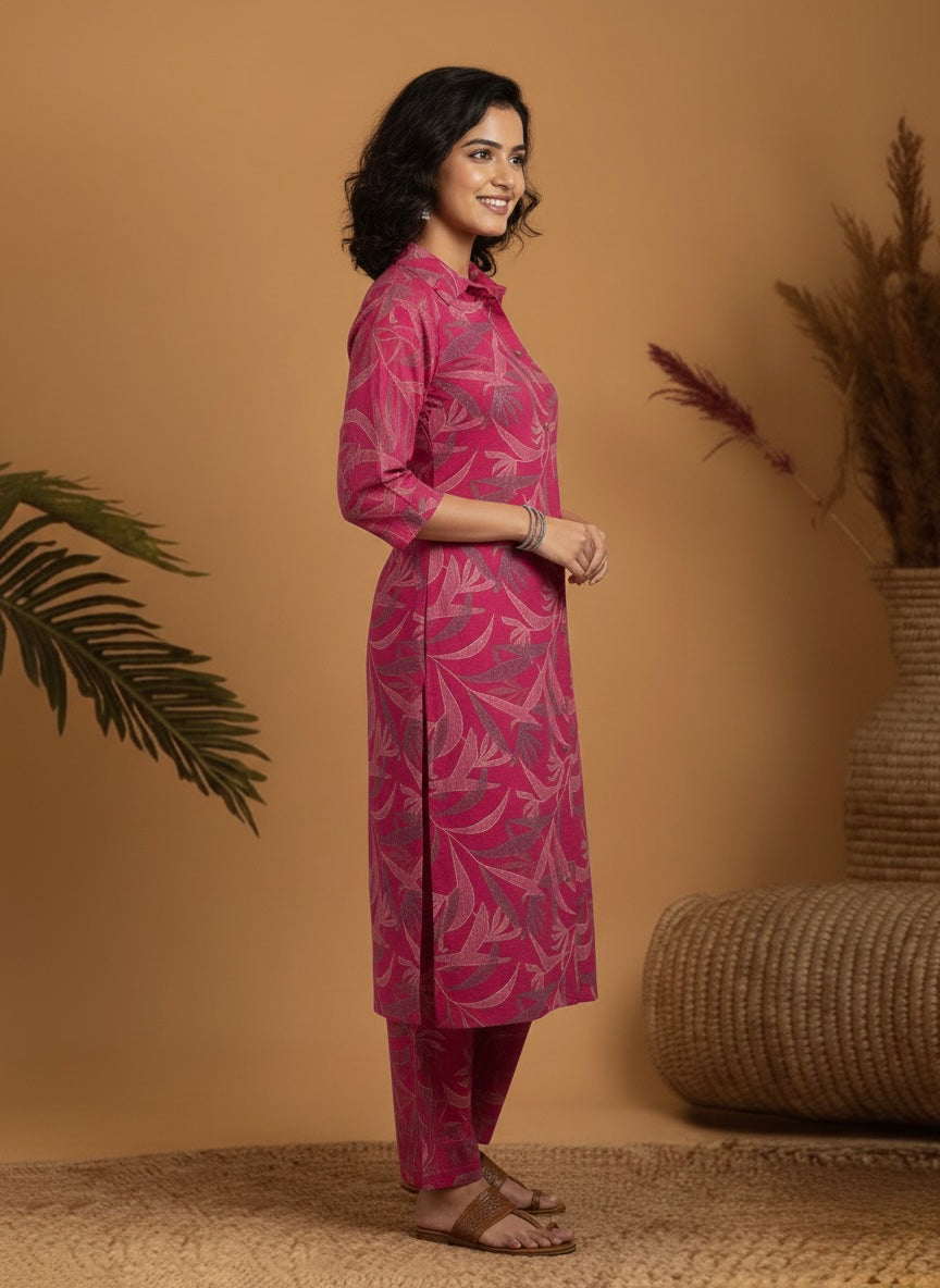 Autumn Rose Foliage Co-ord Set #RCO2001