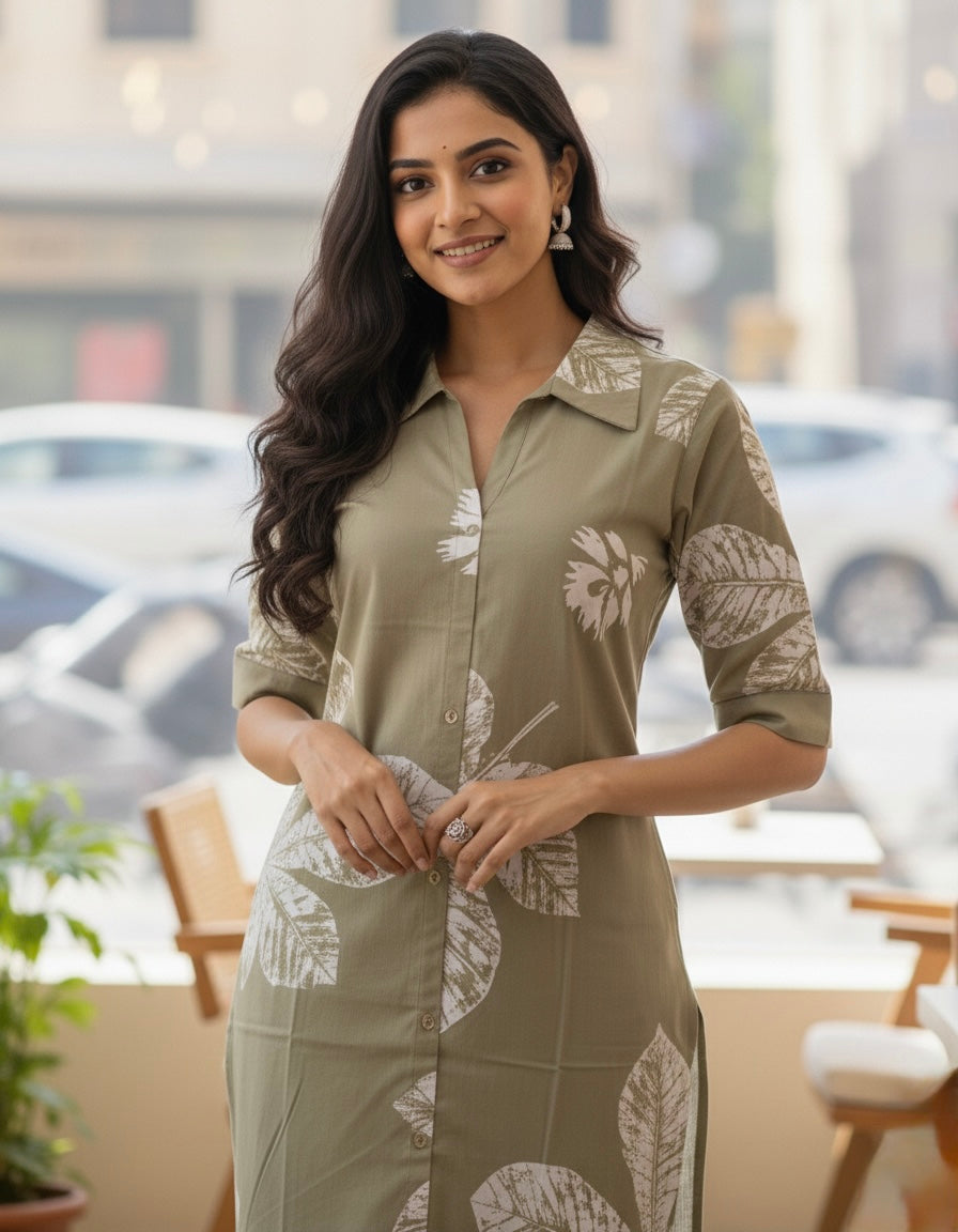 Sage Leaf Co-ord Set #RCO2004